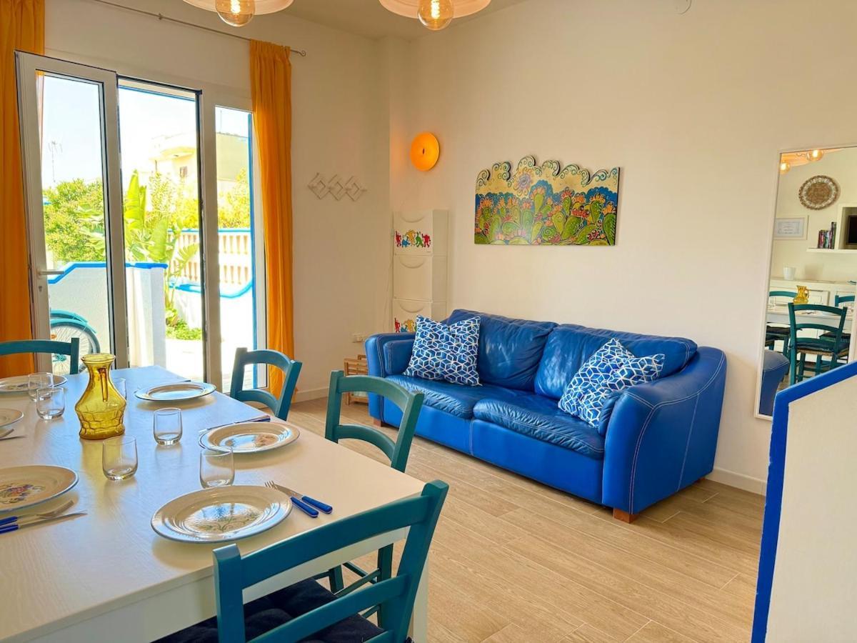 Villa Ranieri-Casa Con Vista A Campo Di Mare Torre San Gennaro エクステリア 写真
